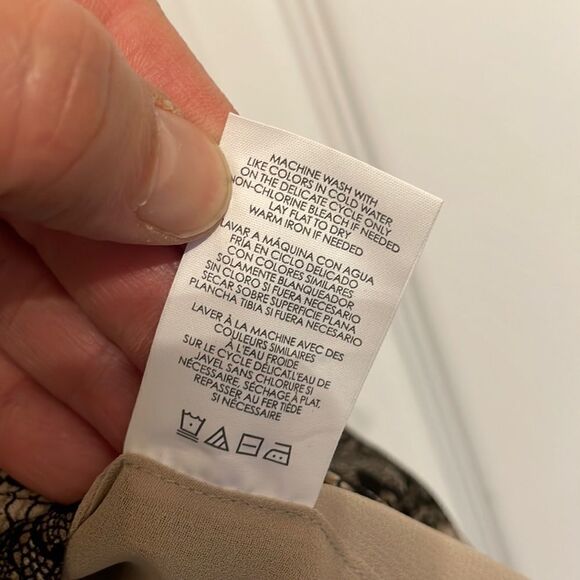 CAbi Monaco Black Lace Tunic Cami #3278 - Picture 9 of 10